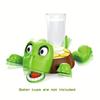 1-5PCS Funny Turtle Coaster with Pressing Eyes   Plastic Desk Decor  Perfect Gift for Teens & Adults Mixed Colors  Turtle Decor