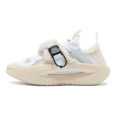 LiNing Cloud Travel Dämpfung Rutschfest Abriebfest Stützend Leicht Low-Top Sportliche Freizeitschuhe Damen Sneaker Weiß Grau Schwarz AGBR070-1