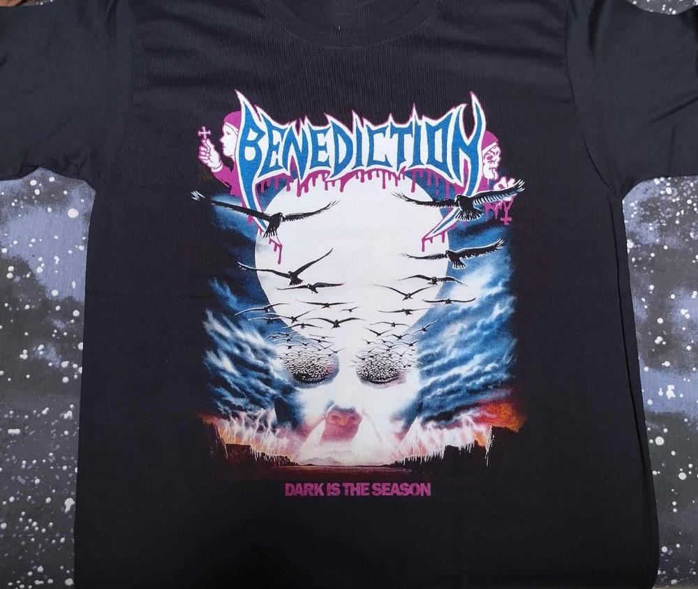 Benediction Dark is the season Album Shirt Men Women Unisex Cotton Tee MK055 Unisex T-Shirt XL