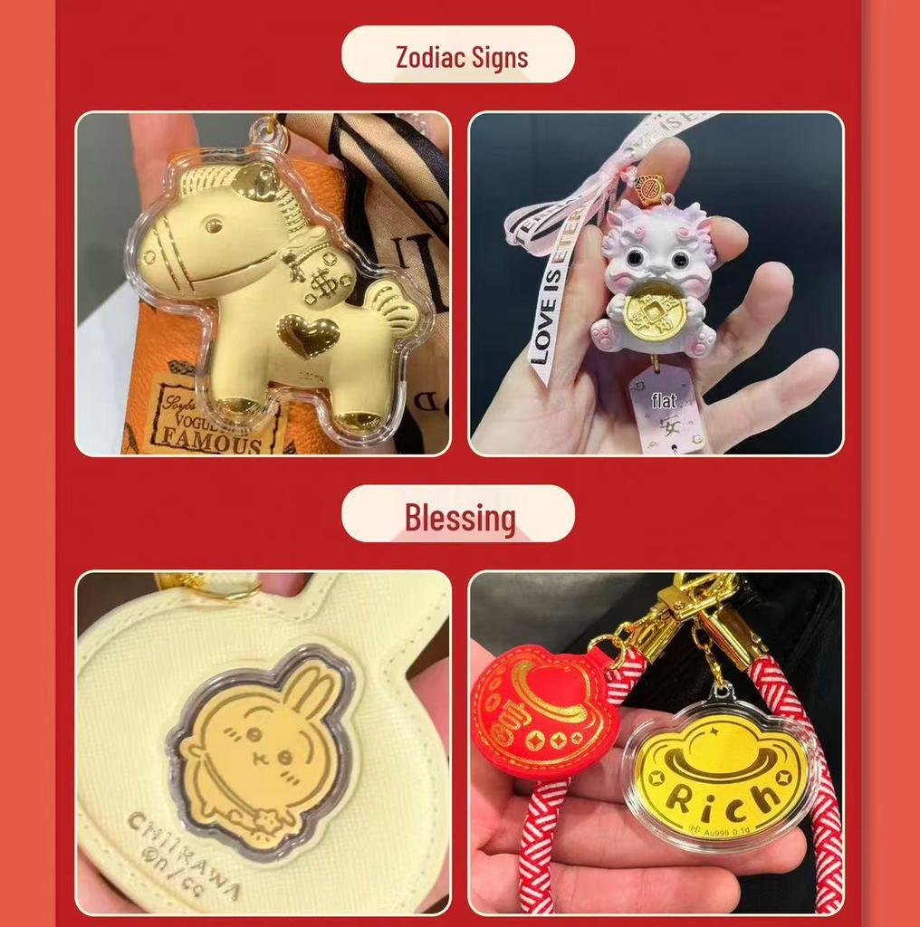 Golden Rich Long-Eared Rabbit Plush Doll with Bow and Princess Skirt - Valentine's Day Charm