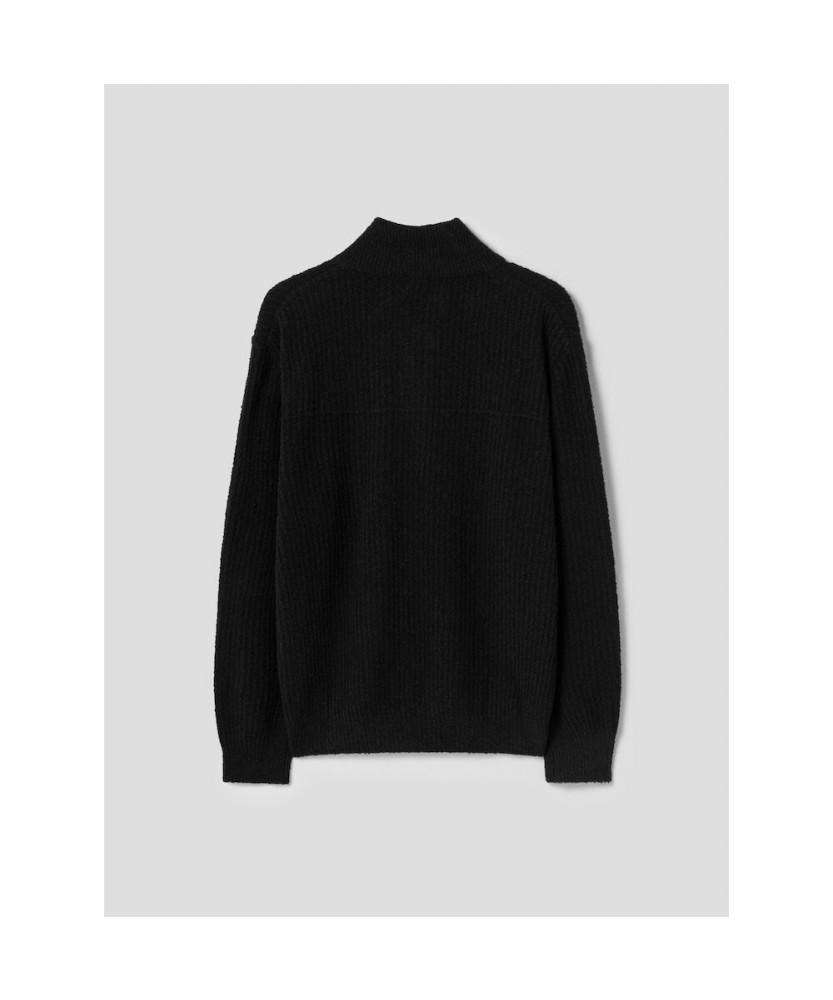 SHIFT.G Half Turtleneck Sweater Black