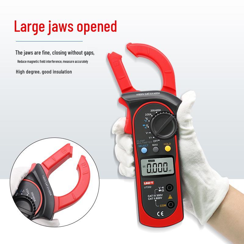 UNI-T UT201/UT202 High Precision Digital Clamp Multimeter Voltmeter