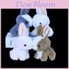 Portachiavi Ciondolo Coniglietto Peluche Carino Bambola Coniglietto Bianco Soffice Decorazione Zaino Regalo Per Bambine