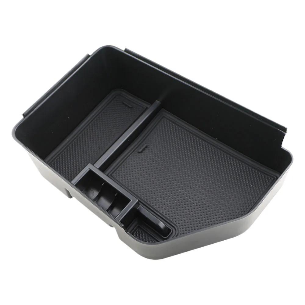 For Kia EV6 2021-2025 LHD Center Console Organizer Tray Black Armrest Storage Box Insert Car Accessories Interior Organizer