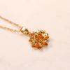 1pc Fashionable and Elegant Lotus-shaped Pendant, Personalized Multi-functional Collarbone Necklace