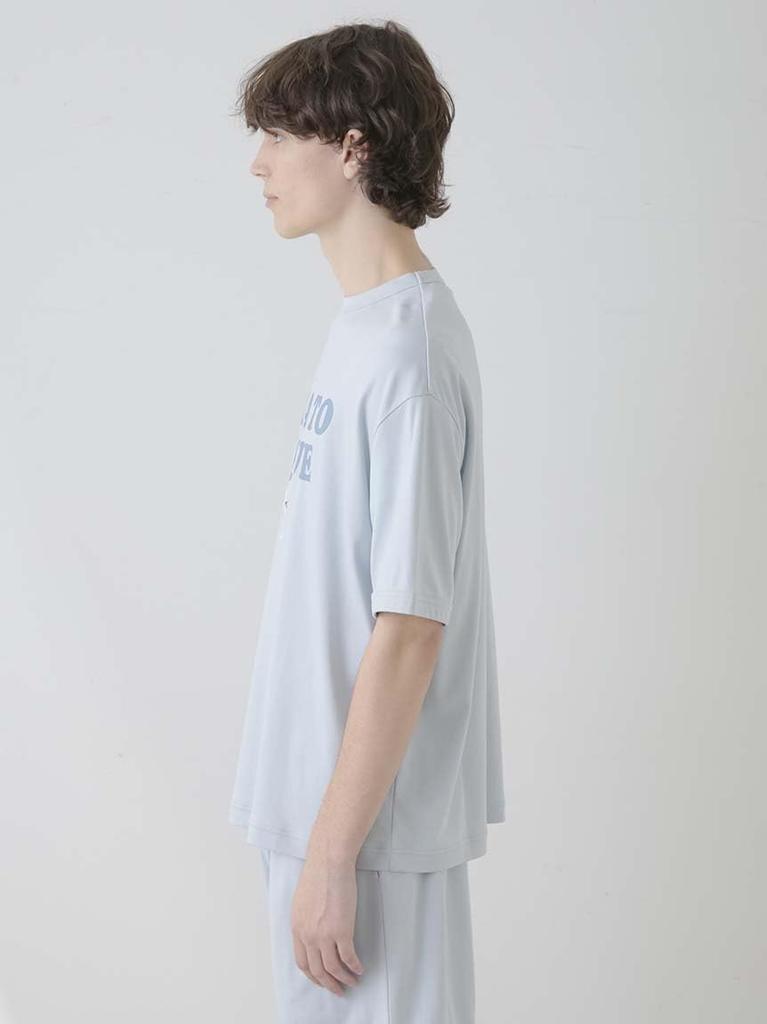 Gelato Pique KOUSUKE Shimizu HOMME PHCT251940 Blue Medium One-Point T-Shirt Men's