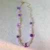Candy-colored Beaded Butterfly Necklace for Girls, A Small and Unique Piece That Is Sweet and Cute, Suitable for A Teenage Girl Style.