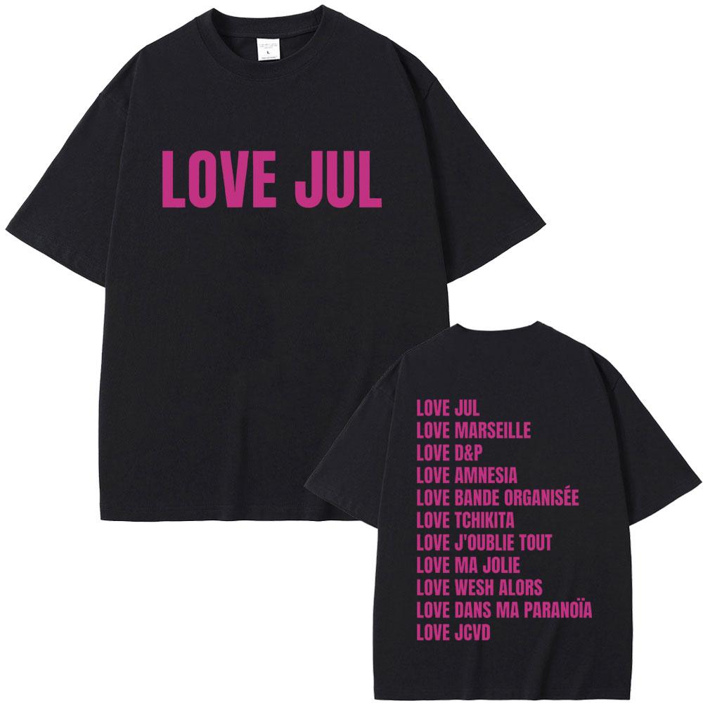 Love Jul 2025 Merch Tshirts Men Women Fashion Rap Pop Music Short Sleeve Tshirt Mens Hip Hop Oversized T Shirts Streetwear