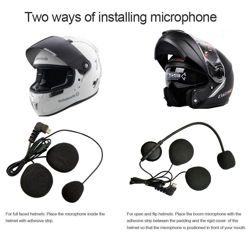 Motorsykkel Bluetooth Hjelm Headset Intercom for Riders Trådløs Intercomunicador Interphone MP3 FM