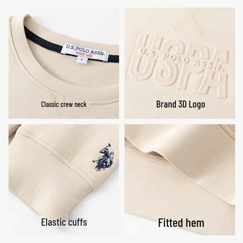 U.S. POLO ASSN. Men's Business Casual Long-Sleeve Sweatshirt