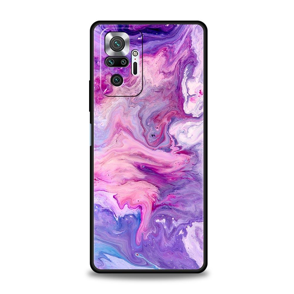 Vintage Marble Phone Case Cover for Redmi 14C 10C Note 15 14 13 12 10 11 K40 Pro Plus 5G Soft TPU Shockproof Shell Fundas Capas