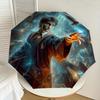 1PC Harry Potter Automatic Folding Umbrella | Vibrant Motif & Compact Design for Everyoneyy250930064