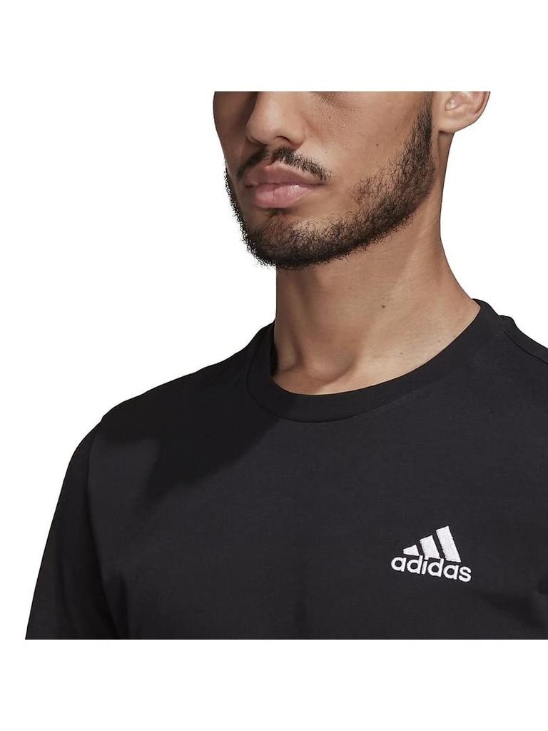 Adidas Essentials Short Sleeve with Embroidered Small Logo 31298 Black O T-Shirt Men's (GK9639)