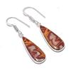 Natural Noreena Jasper Gemstone 925 Sterling Silver Jewelry Earring 1.77" AEE-10962