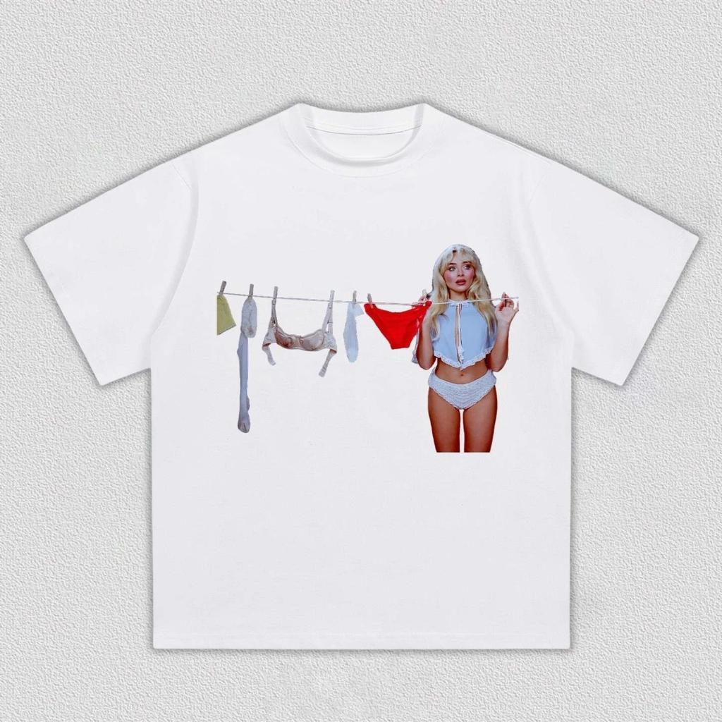 Miley Cyrus Y2k Grafik 100% Baumwolle Unisex Shirt 2026 Neues Rundhals Kurzarm Unisex Damenmode Hiphop T-Shirt Fan Geschenke