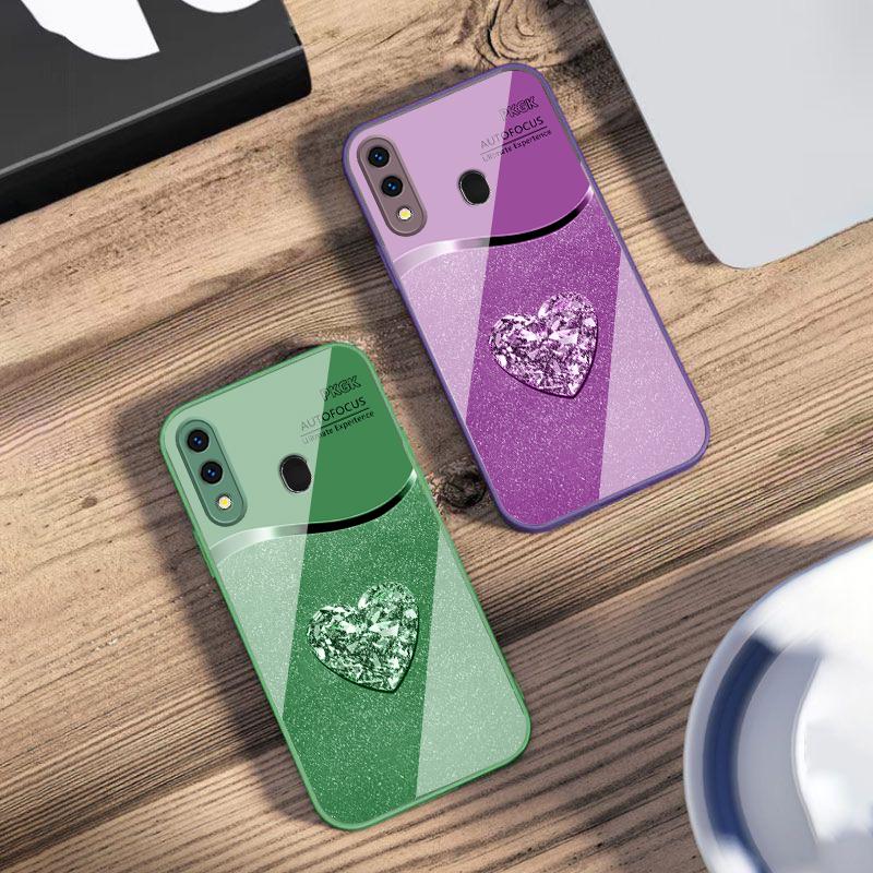 Gradient Diamond Love For Samsung A73 72 71 A70 56 55 54 A53 52 51 50 42 A35 A34 33 32 31 26 25 24 23 22 30 glass phone case