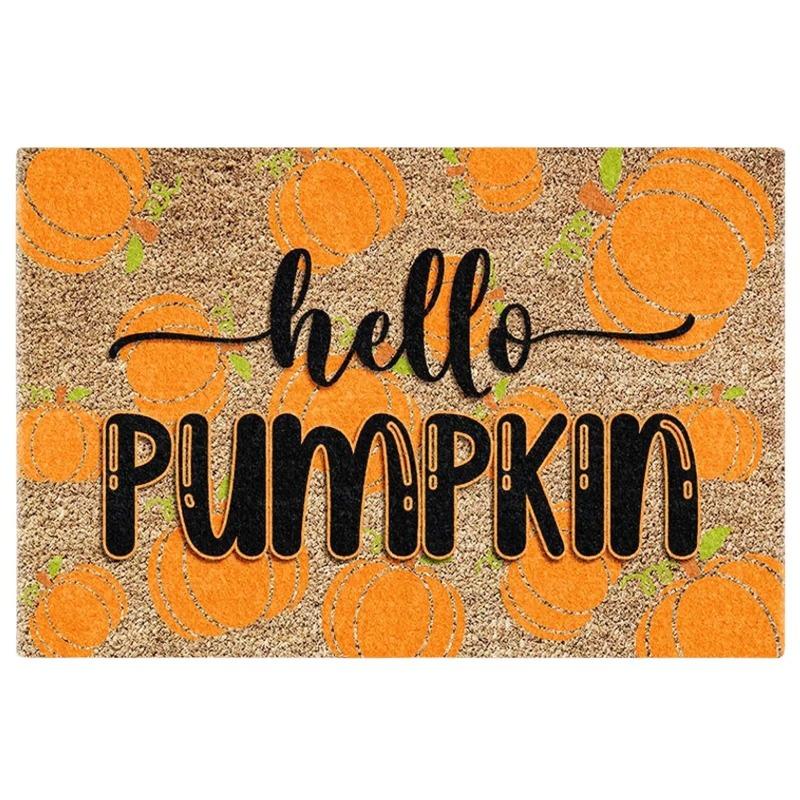 Witch Pumpkin Printed Floor Door Mat Non Slip Super Absorbent Kitchen Rugs Halloween Home Decor Entrance Carpet Drying Footpad