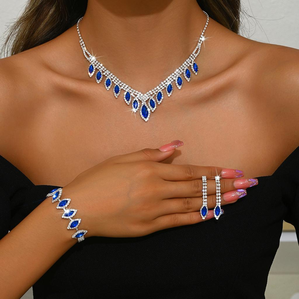 Bridal Accessories Wedding Dress Accessories Jewelry Set Earrings Necklace Bracelet Wedding Set