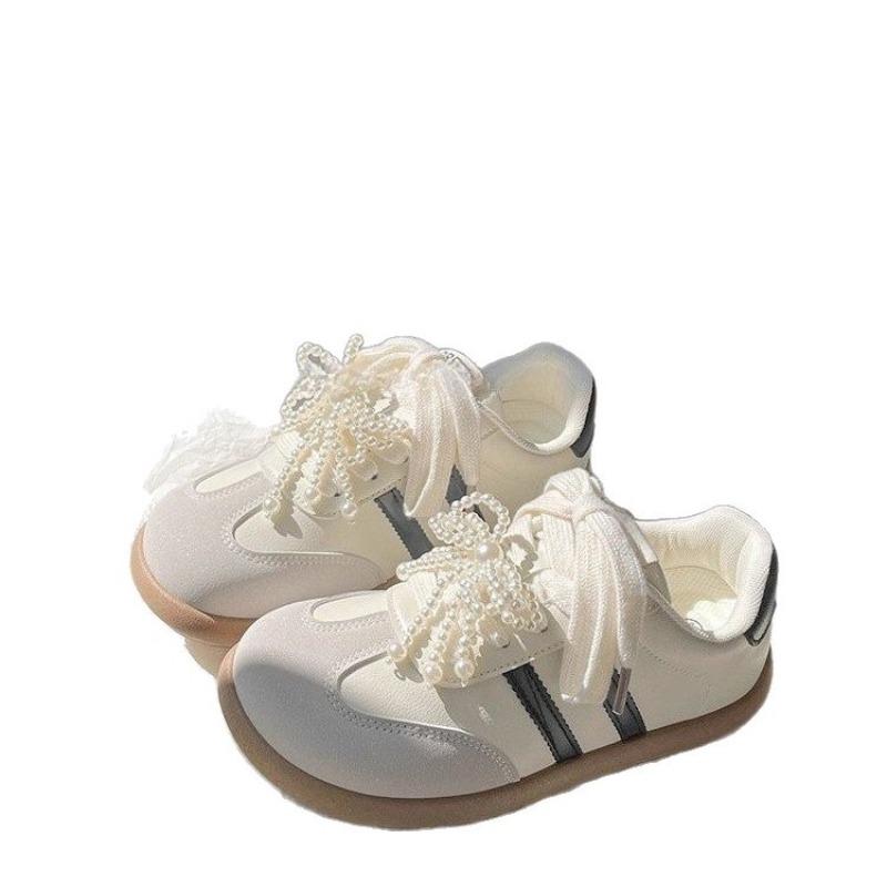 Thick baseplate shoes women's new autumn women's shoes versatile and lightweight retro little white shoes children's tide