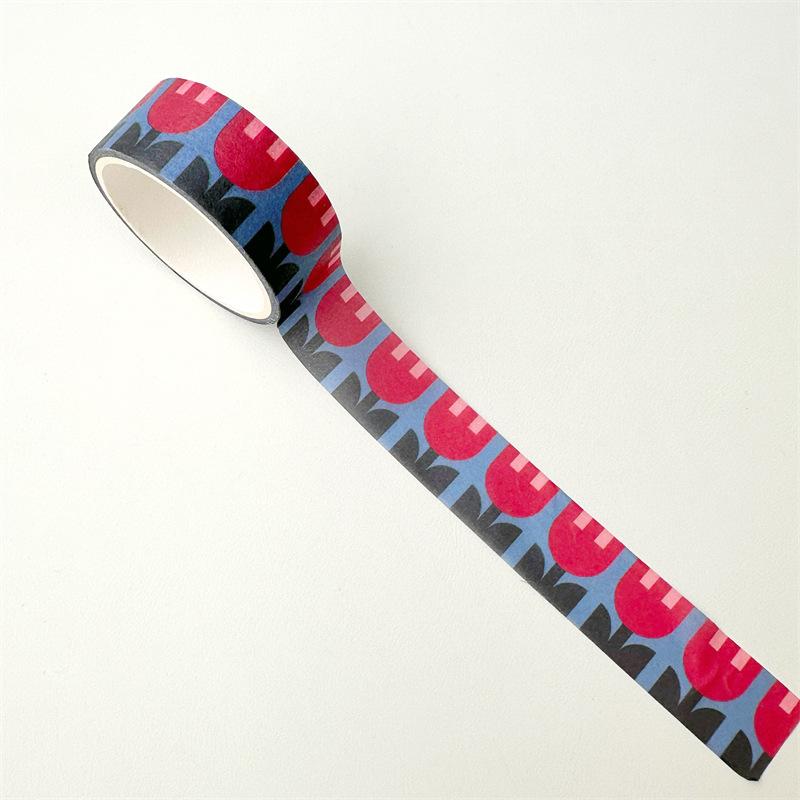 5m Cartoon Animal Plants Pattern Washi Tape Decorative Sticker Stationery Planner Tape Sticker DIY Scrapbooking Journal Decor