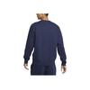 Nike Club Fleece Embroidered Logo Crewneck Fleece Sweatshirt Men Sweatshirt Dark-Navy FV4446-410