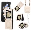 Applicable to Samsung Z flip5 magnetic messenger phone case zflip4 solid color all-inclusive anti-drop folding screen protective case