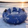 Inflatable Snow Sled with Handles Thickened Winter Inflatable Snow Tube PVC Sledding Tube Winter Snow Sledding Toy