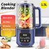 1.5L Large Capacity Cooking Blender 600W Silent Electric Fruit Juicer Kitchen Multifunctional Soybean Milk Machine