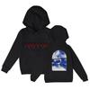 Unisex Letter Print Hooded Sweatshirt Loose Fit Long Sleeve Casual Pullover Winter