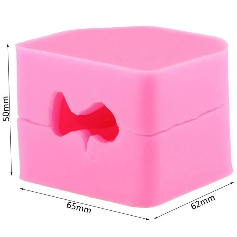 Kleine handgemachte 3D schlafende Biene Baby Geburtstagstorte Harz Ton Kerzenformen Silikon Seifenform Fondant Kuchen Dekorationswerkzeuge