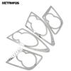 Rear Light Lamp Cover Trim For Mazda 6 M6 Atenza 2003-2007 2008 Chrome Taillamp Taillight Frame Protector Exterior Accessories