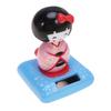 TOYMYTOY Solar-Powered Kimono Doll, Swaying Maiko, Car Interior Decor, Desktop Figurine, Japanese Cultural Gift, 2.76x2.76x4.33 Inches