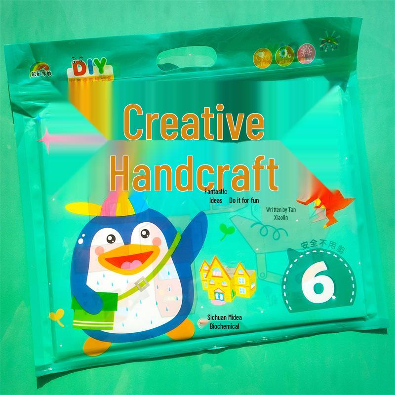 Rainbow Kindergarten DIY Craft  Coloring Pack for Kids