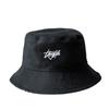 Hat female personality embroidered bucket hat sun hat female visor hat versatile hat male sunscreen basin hat