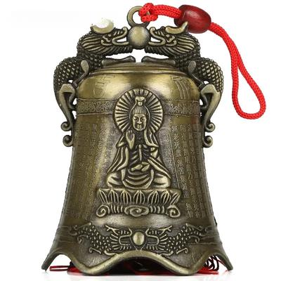 Legierung Windspiel Auto Anhänger Buddhistischer Tempel Schmuck Zubehör Glück Glück Fengshui Handwerk Haus Glocke Dekoration Personalisierte Geschenkidee