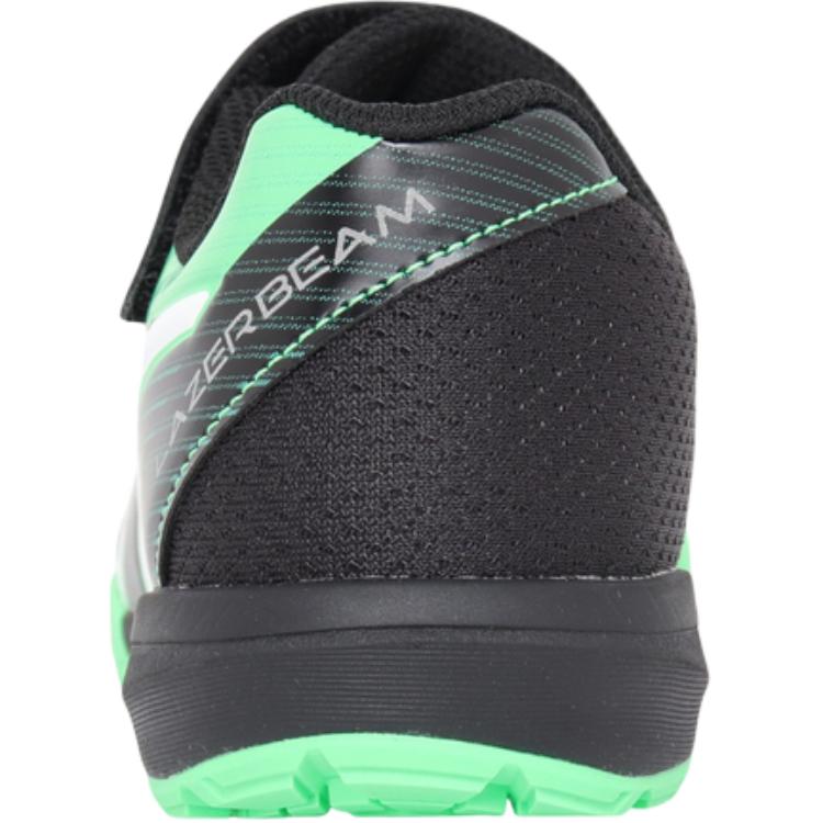 Asics Synthetic Leather Fabric Lazerbeam FJ-MG F Series Comfortable Casual Low-Top Kids Soccer Shoes Kids sneaker Black Green 1154A200-300