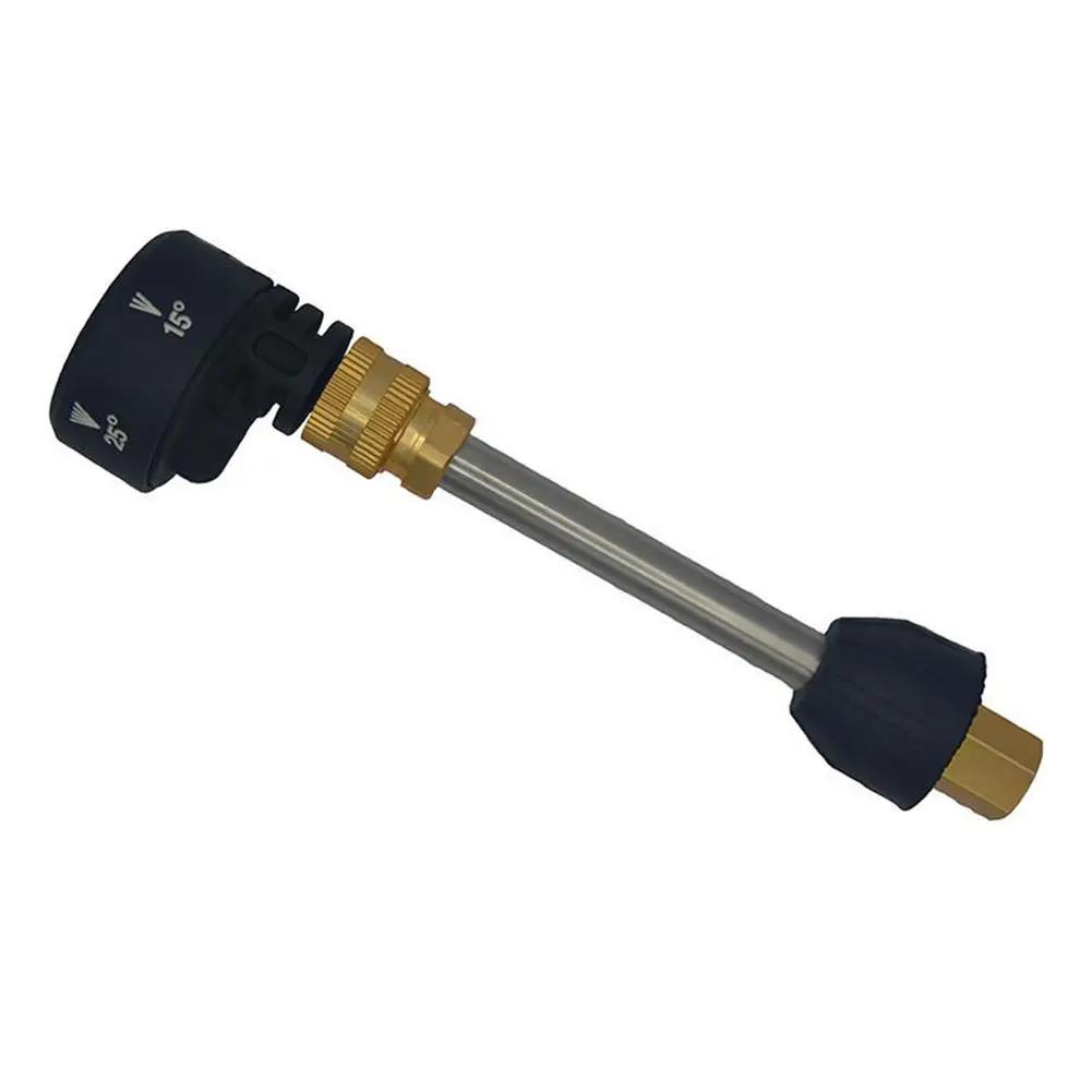 6-in-1 Verstellbare Hochdruckreiniger-Düse 1/4 Zoll Hohe Teile Reiniger Wasserschlauch Akku-Wascher Düsen-Kit Pistole Plas A5I2
