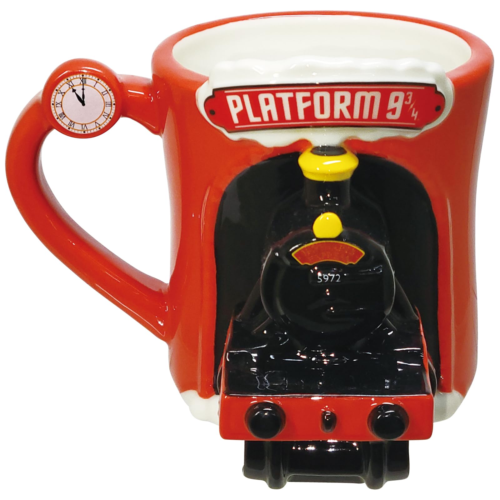 Harry Potter Mug, approx. 300ml, semi-three-dimensional, Hogwarts Express, Platform 9 and 3/4, Harry Potter merchandise, tableware, SAN4350
