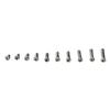 600pcs 1.2mm Stainless Steel Watch Screws For Watch Repair Eyeglass Jewelry Tool Assortment 1.6mm-6mm 10 Sizes For Watchmaker