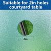 M-Modern-2 Inch Parasol Umbrella Hole Thicker Patio Table Hole Cover Insert Deck Table Umbrella Holes Plug