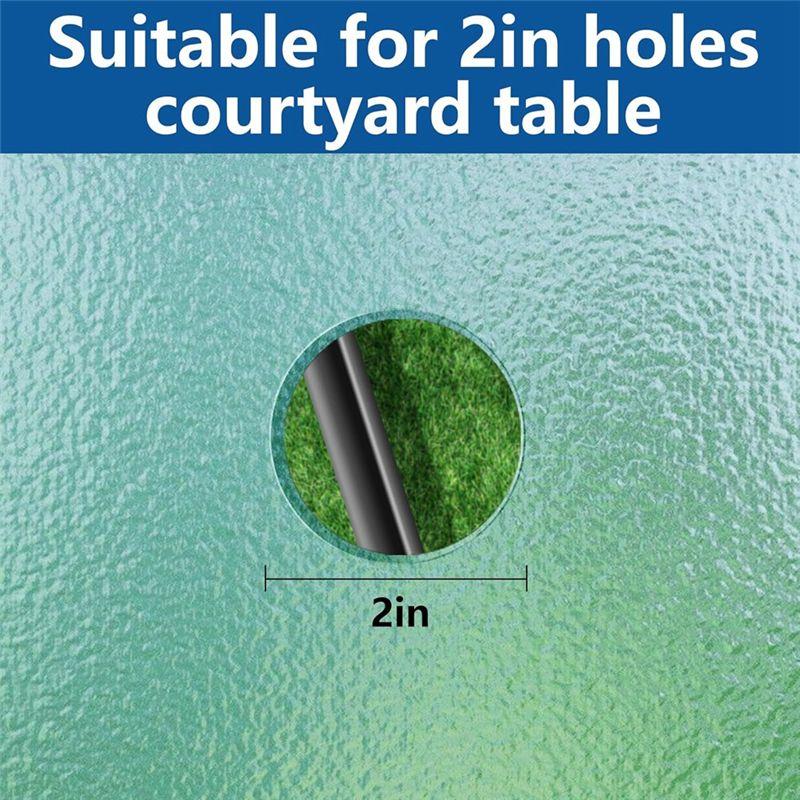 M-Modern-2 Inch Parasol Umbrella Hole Thicker Patio Table Hole Cover Insert Deck Table Umbrella Holes Plug
