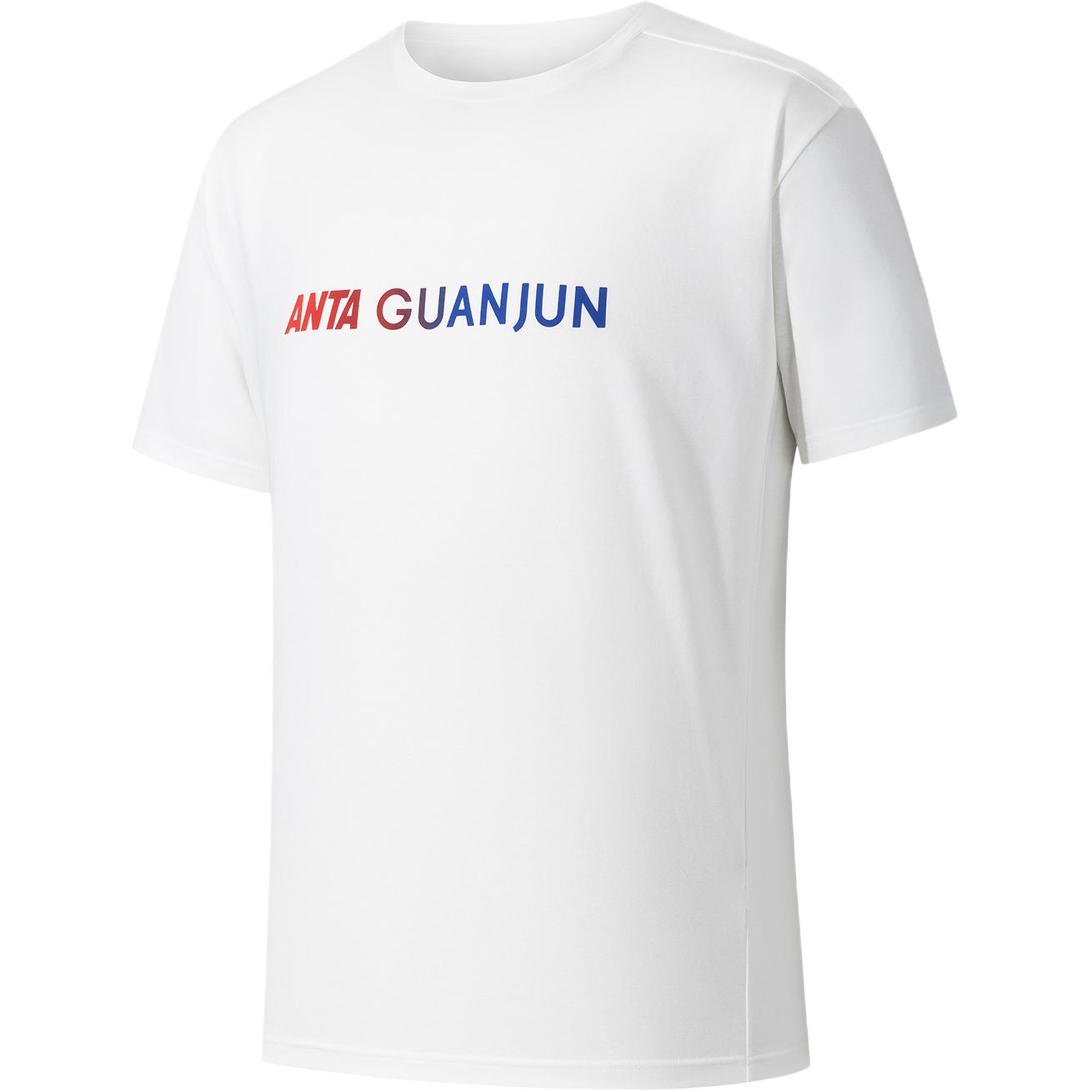 

Anta Champion Outdoor Trail Running Series Back Letter Round Neck Quick-Dry Versatile Short Sleeve T-Shirt Men Tops 152610103-1 2XL