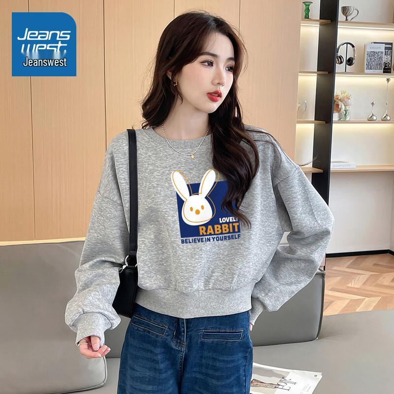 Jeanswest Women s Cartoon Print Long Sleeve Sweatshirt L
