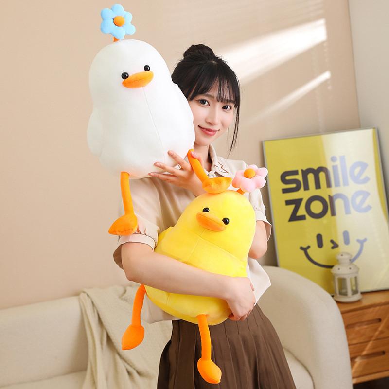 Adorable Duck Daisy Plush Toy Kids Sleep Hug Pillow Snuggly Stuffed Animal Gift
