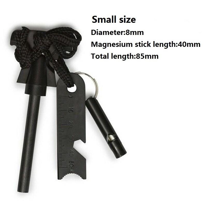 Magnesium Survival Outdoor Flint Scraper Stone Fire Starter Lighter Kit Camping