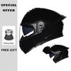 Double Visor Flip Up Motorcycle Helmets DOT ECE Full Face Modular Helmet Dual Visor Adult Men Women Couple Tail Ventilation