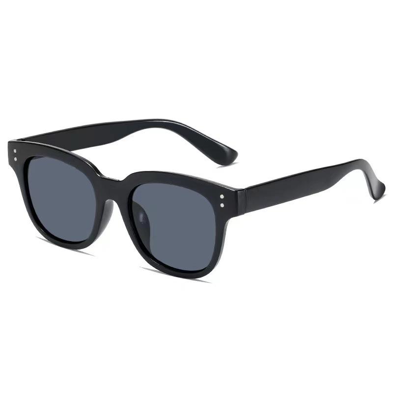 Retro Box Sunglasses Men'S And Women'S Trend Plain Artifact Glasses Sunscreen Sunglasses