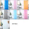 Solid Color Bathroom Curtains Opaque Partition Curtain Shower Curtains  Home Decoration