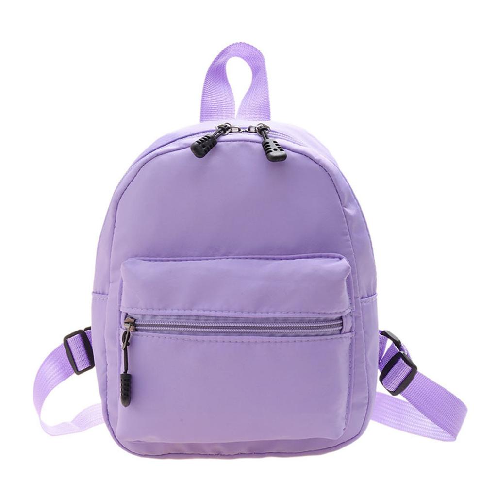Mini Travel Backpack for Women Solid Color Backpack Students School Bookbag Female Nylon Knapsack Girl Casual Rucksacks
