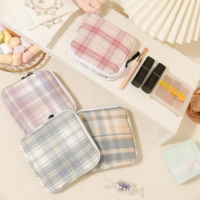 Mini Portable Period Pad Storage Bag - Large Capacity Cotton Pouch for Sanitary Napkins